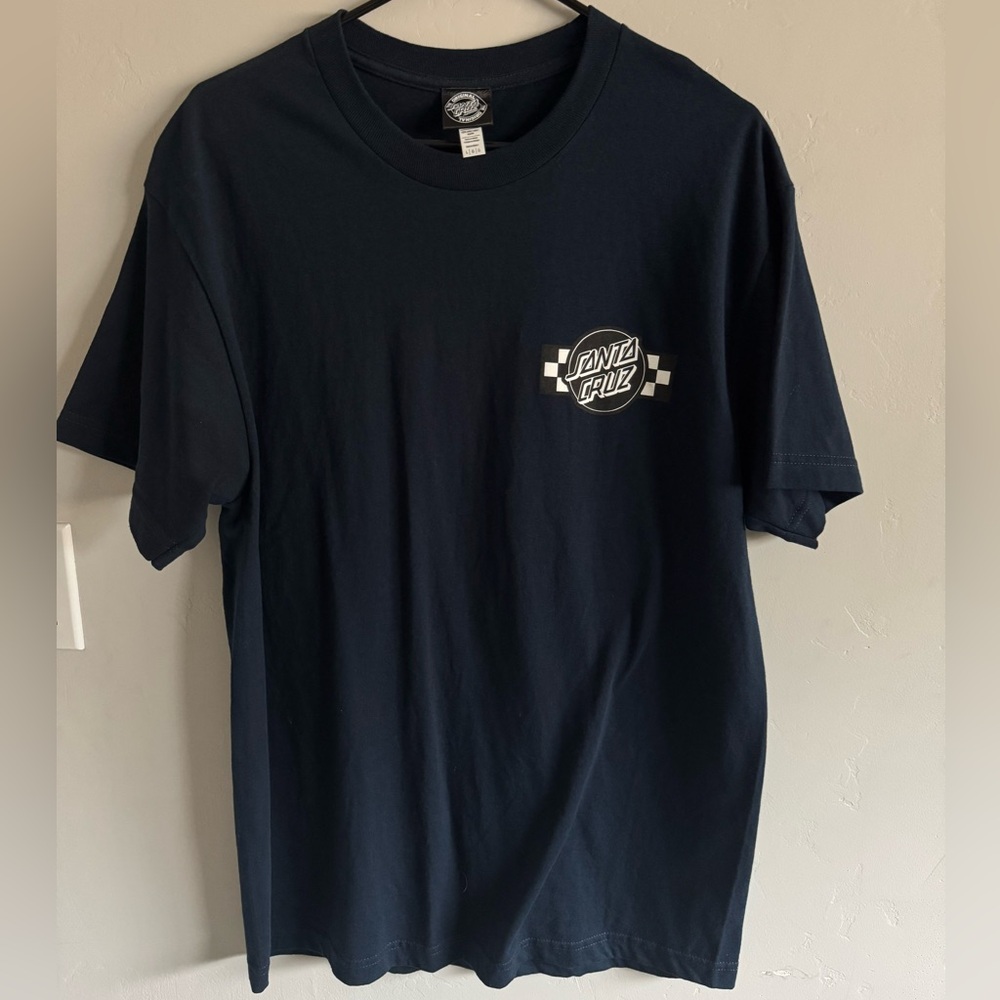 LIKE NEW SANTA CRUZ SHIRT SIZE LARGE